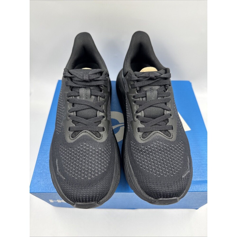 Hoka Arahi 7 Women’s Black Blackout 1147851 BBLC Walking Running Shoes Size 6B - Picture 3 of 16